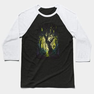 Creepy Forest 2 Baseball T-Shirt